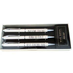 Rae Dunn Pen Set Teacher Gift Born To Teach Awesome Teacher Best Teacher Ever